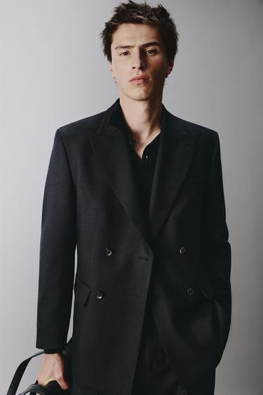 COSTUME VESTE À BOUTONNAGE CROISÉ REGULAR FIT - 230 de Zara - Image 2