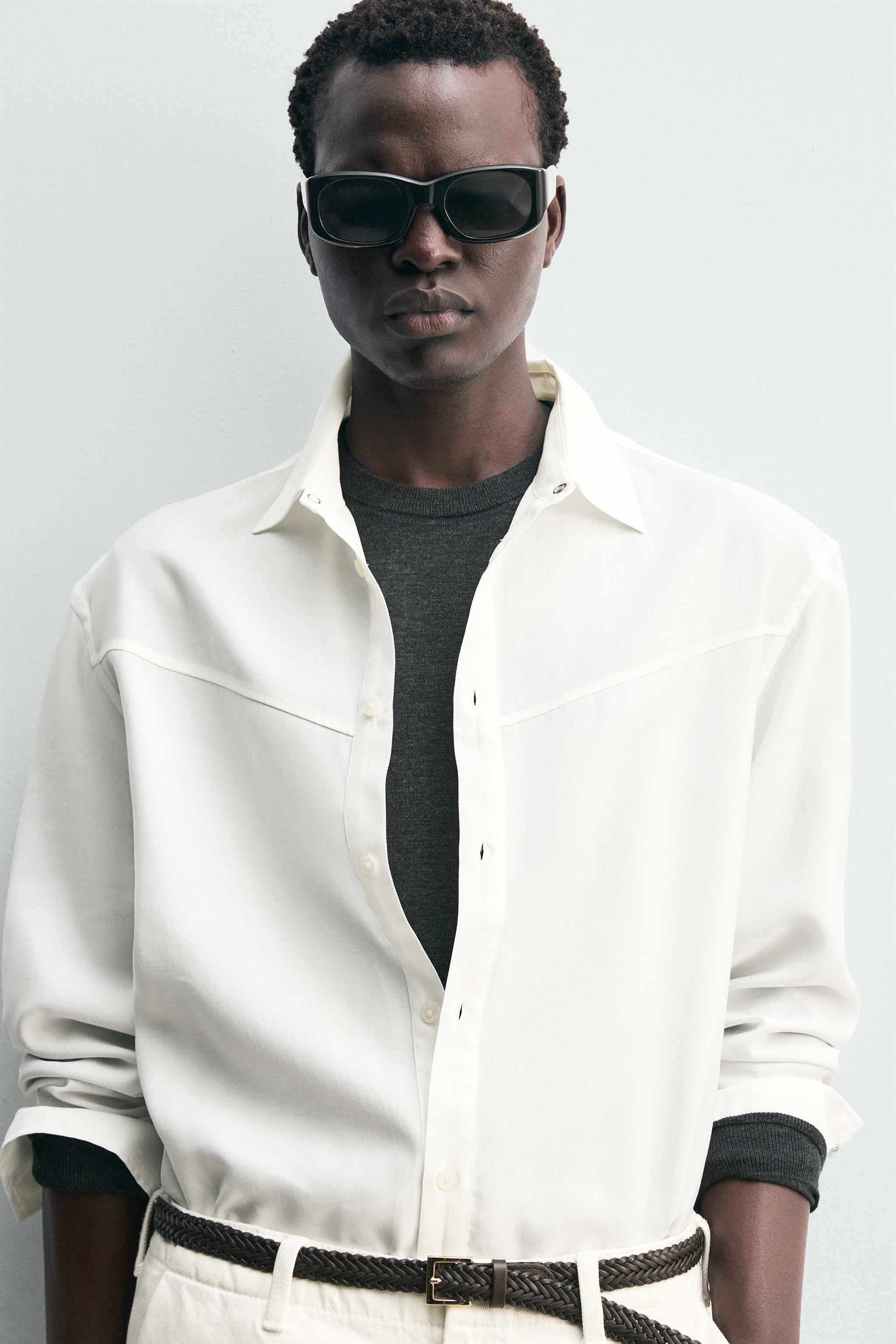 フルイドウエスタンシャツ - エクリュ | ZARA Japan / 日本