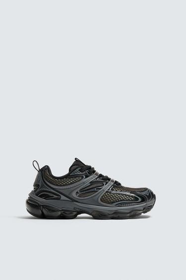 CHUNKY SOLE TRAINERS - Black by Zara