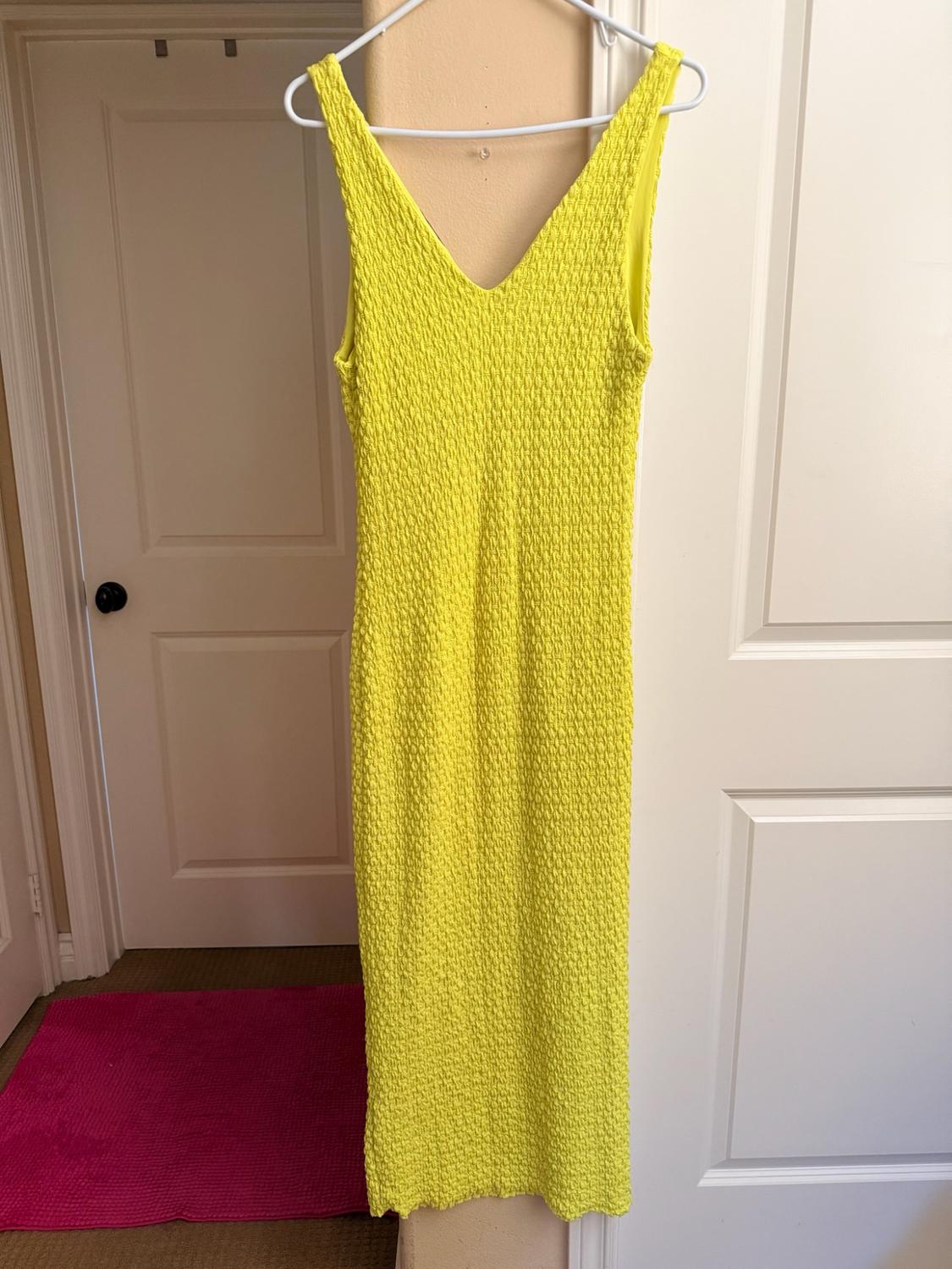 TEXTURED MIDI DRESS - Image 4