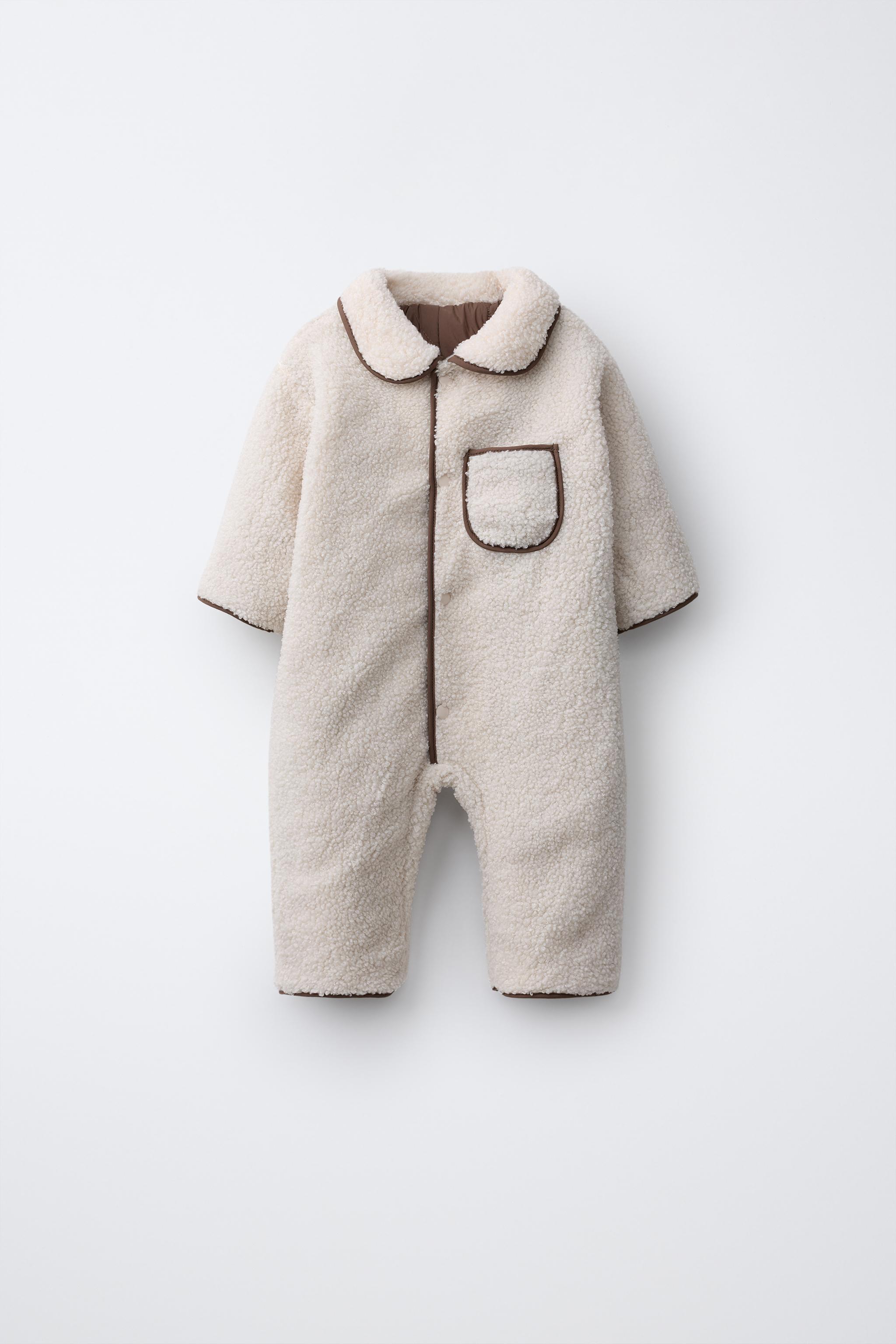 REVERSIBLE SHEARLING AND QUILTED JUMPSUIT