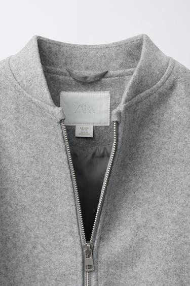 BLOUSON BOMBER SOFT - Gris clair de Zara - Image 6
