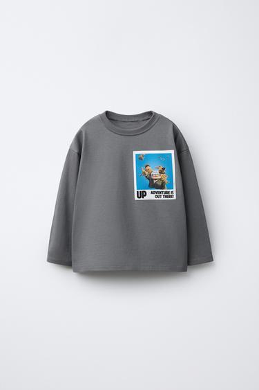 UP © DISNEY PHOTO PRINT T-SHIRT - Grey by Zara - Image 0