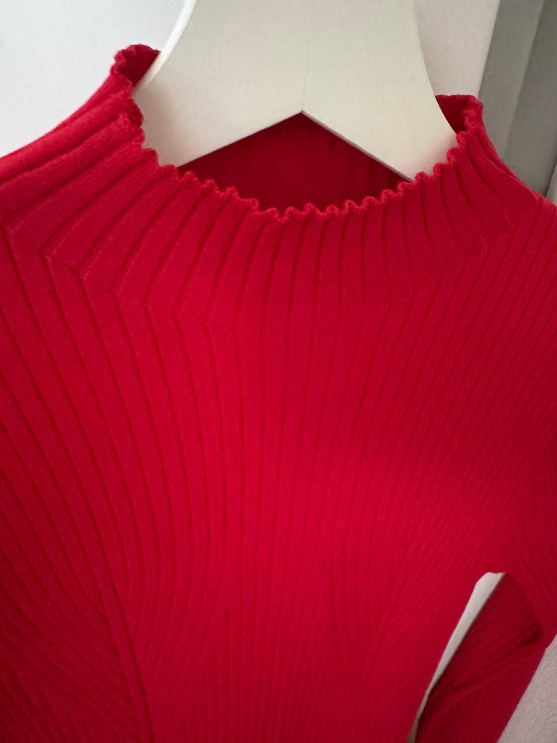 ABITO ELEGANTE SCENA APERTO ROSSO NUOVO SENSA TAG - Image 4