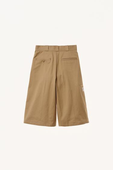 BERMUDA COUPE AMPLE À PLIS WILLY CHAVARRIA X ZARA - Beige de Zara - Image 4