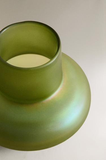 PETIT IRIDESCENT GLASS VESSEL I COLIN KING - Green by Zara - Image 2