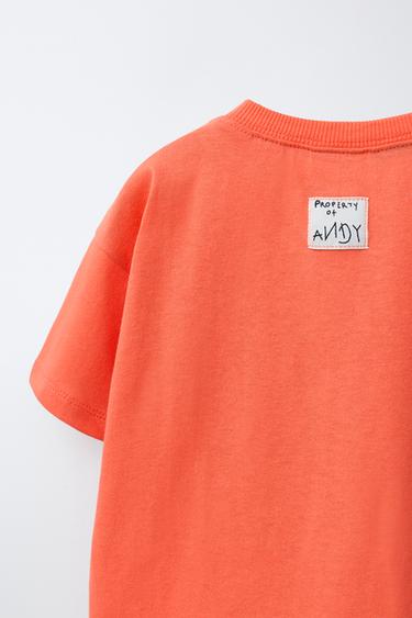 WOODY TOY STORY © DISNEY PIXAR PATCH T-SHIRT - Orange by Zara - Image 3