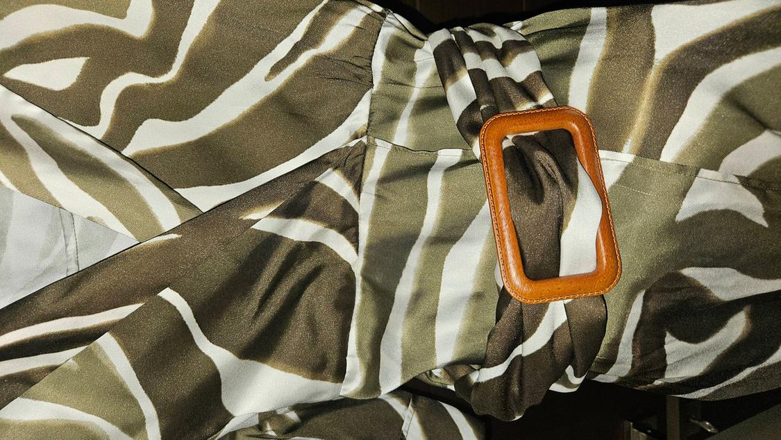 ANIMAL PRINT SHIRT DRESS - Image 6