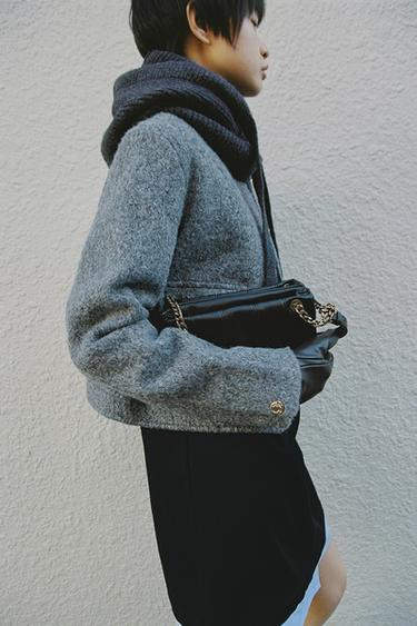 QUILTED CROSSBODY BAG - Black by Zara