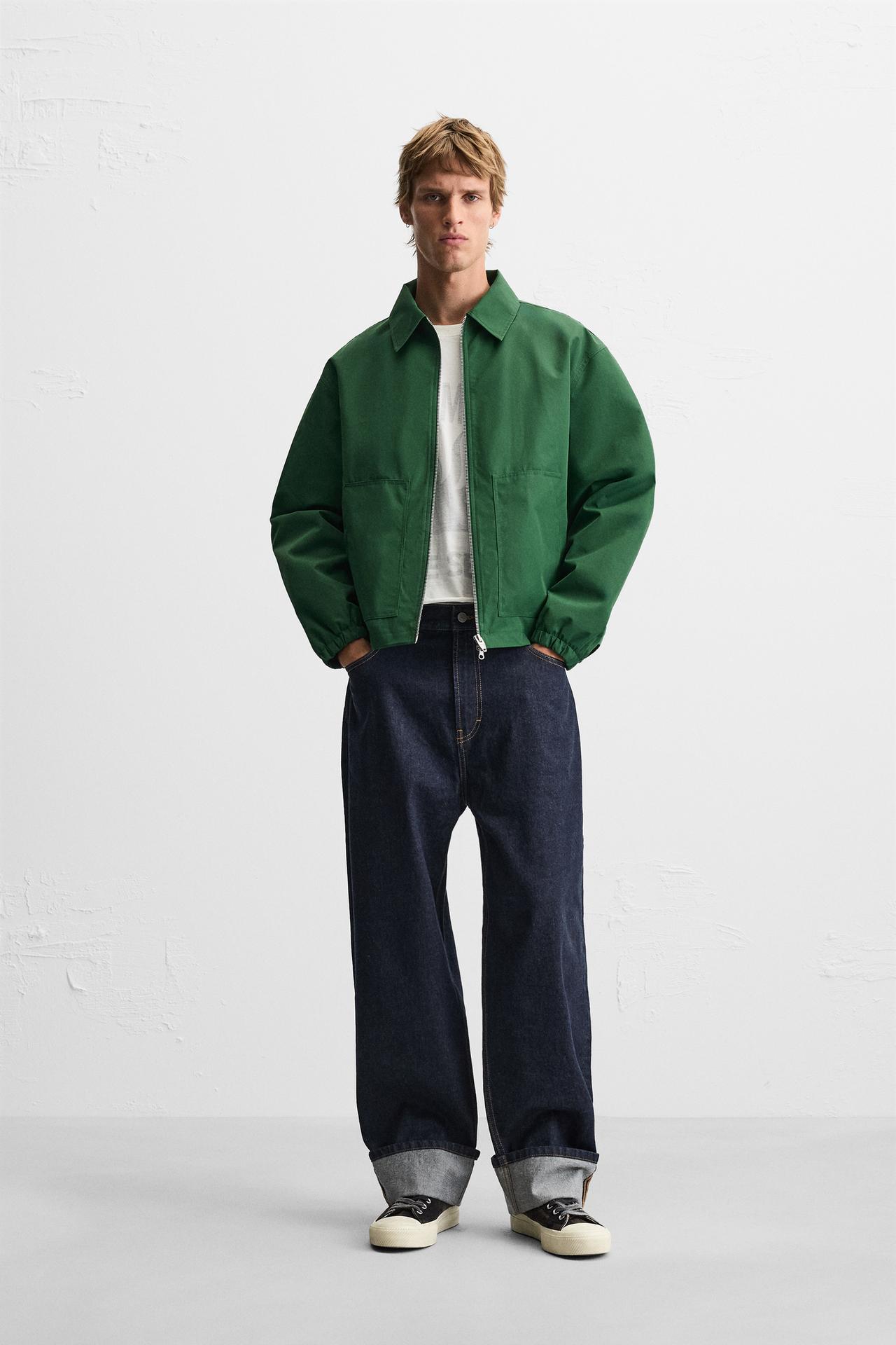 TECHNICAL JACKET - Green by Zara