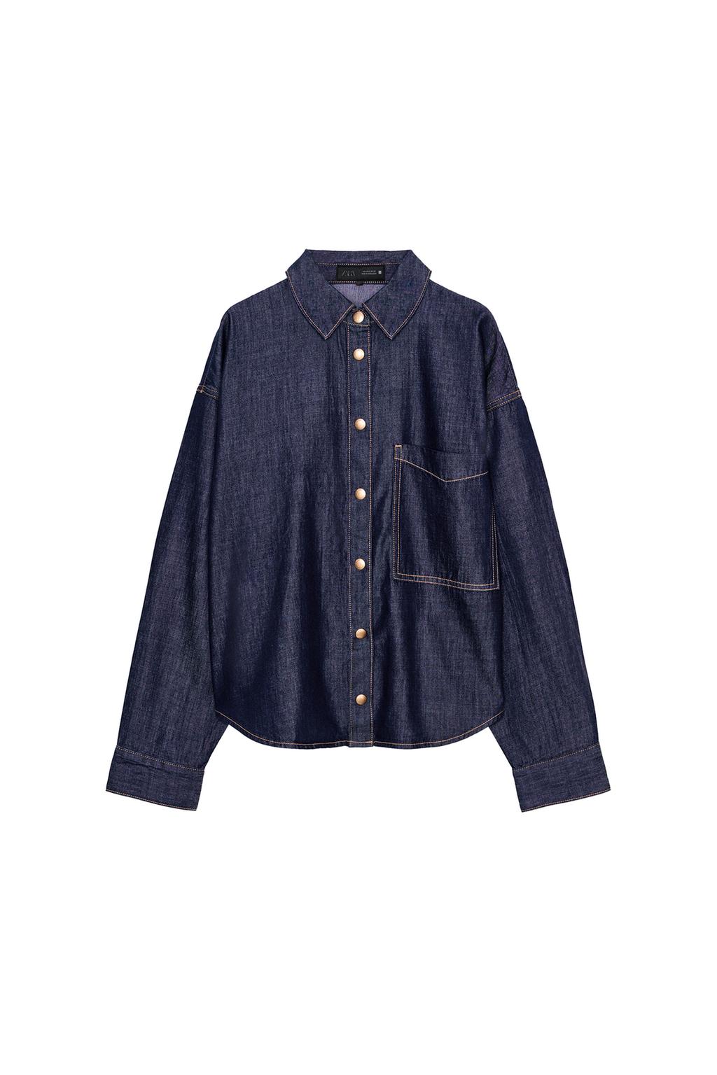 Z1975 OVERSIZED DENIM SHIRT - image 3