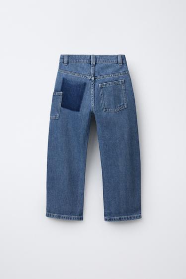 RELAXED BALLOON JEANS - Mid-blue by Zara - Image 1