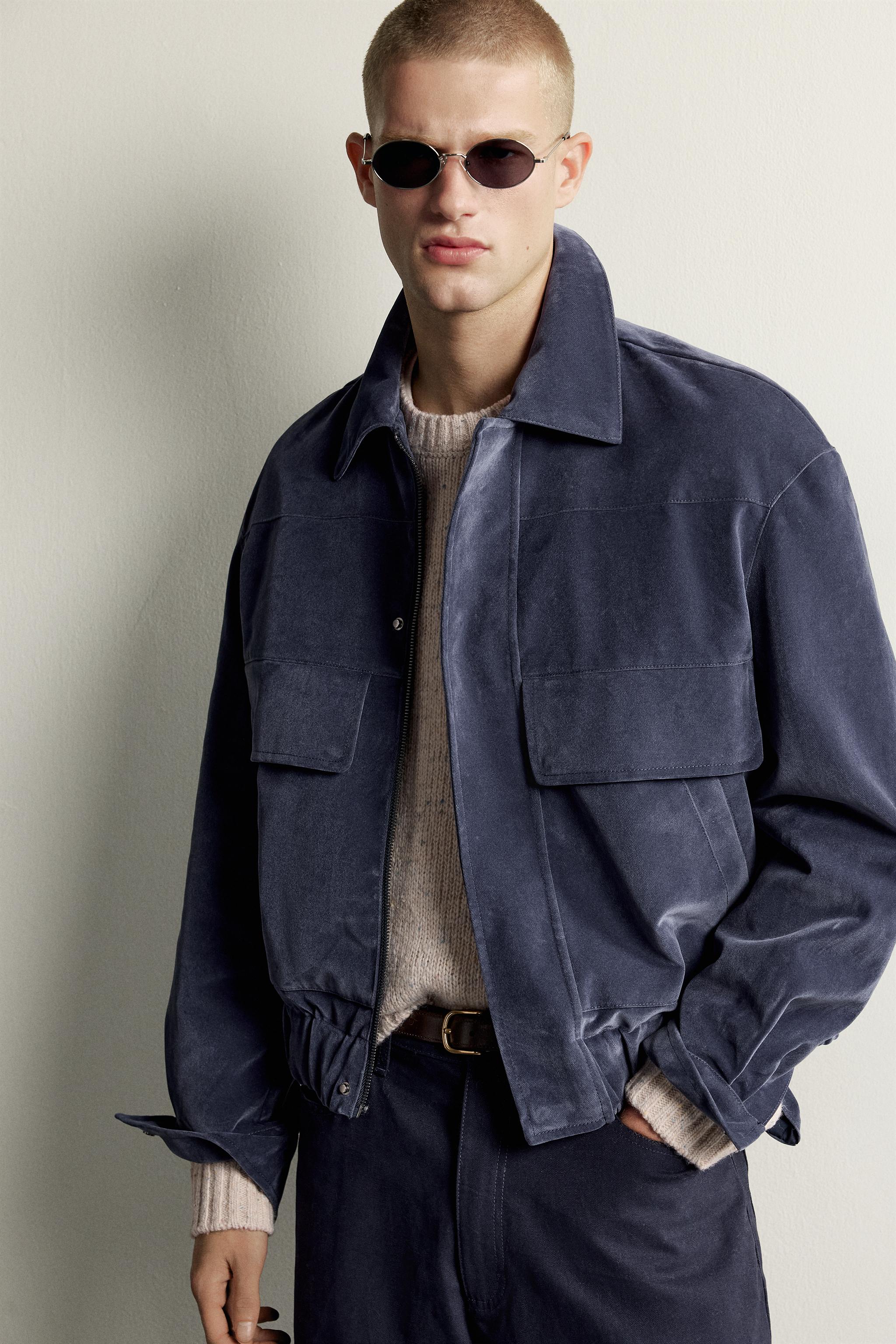 CROPPED VELOUR JACKET