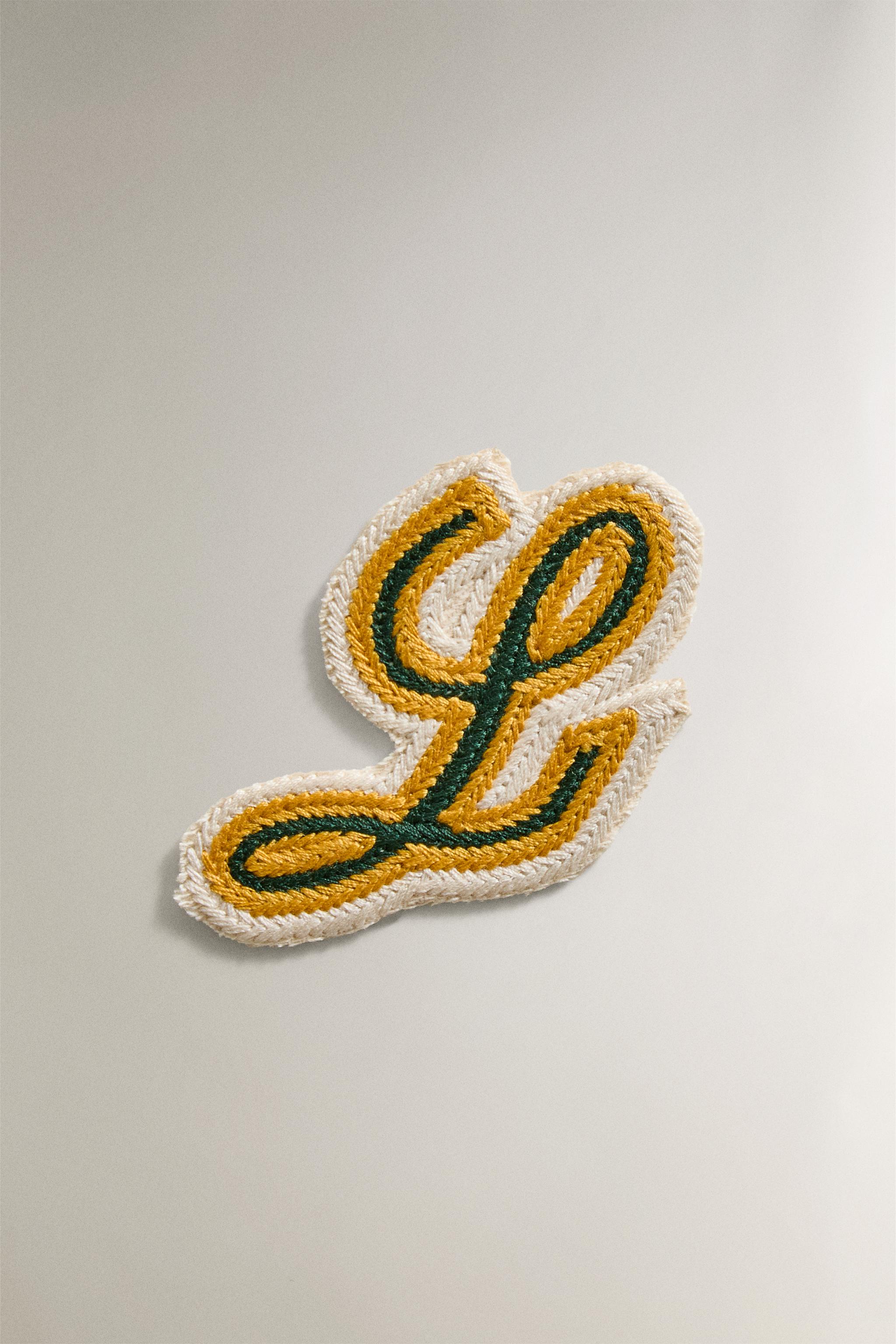COTTON LETTER L PATCH