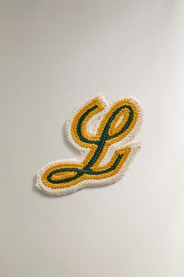 Zara COTTON LETTER L PATCH - Multicolored - Image 0
