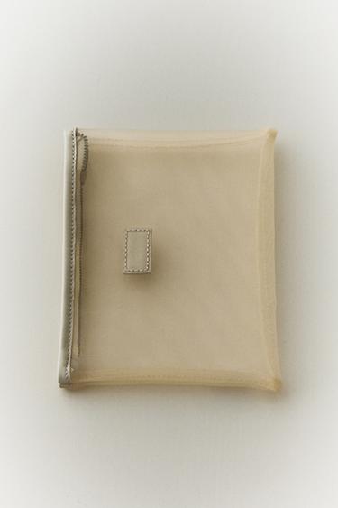 SMALL MESH WASH BAG - Ecru White by Zara - Image 5