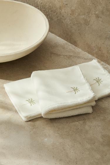 LOT TOALLAS TOCADOR MOUTONNÉE (LOT DE 2) - Blanc cassé de Zara - Image 5
