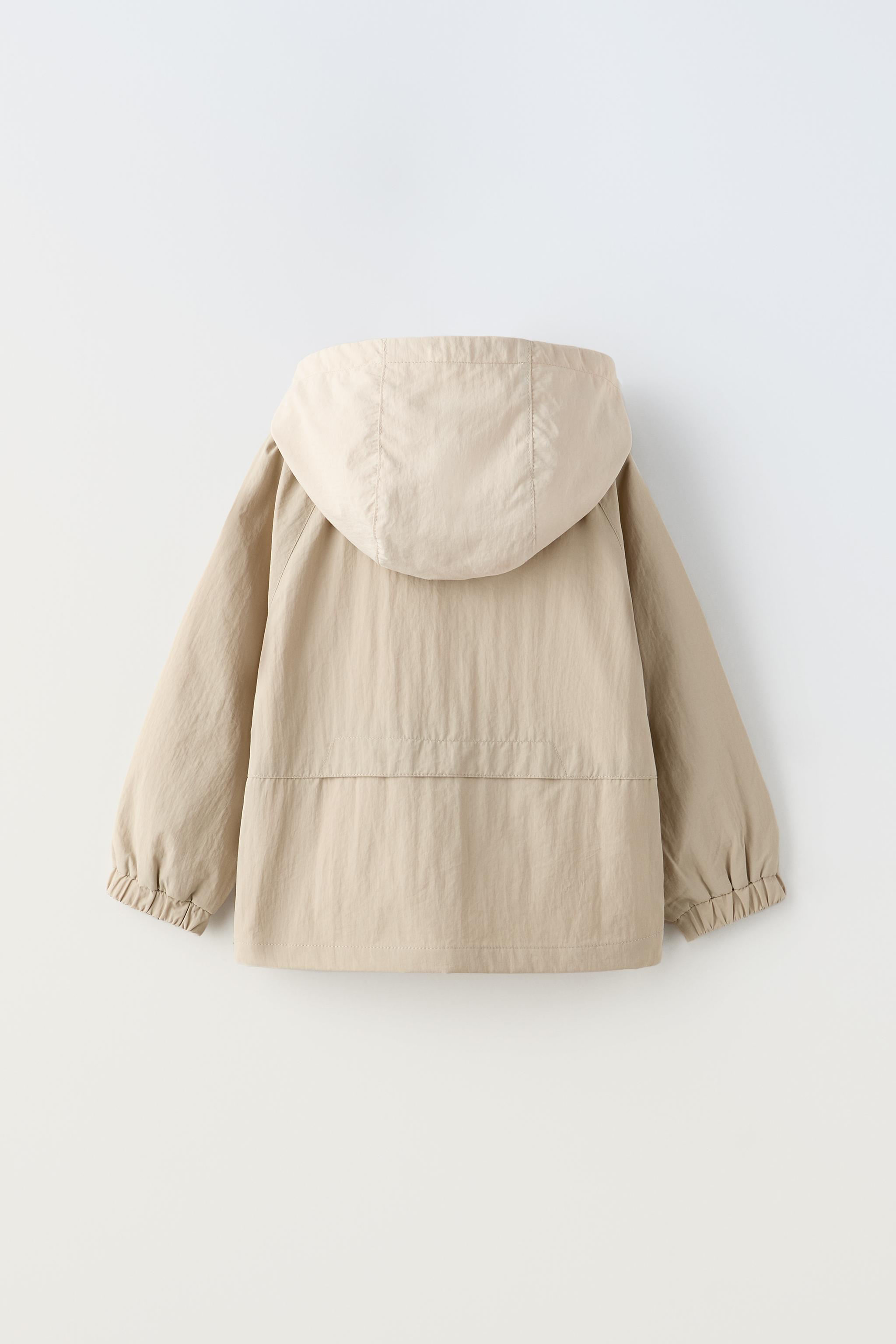 Beige rains jacket online