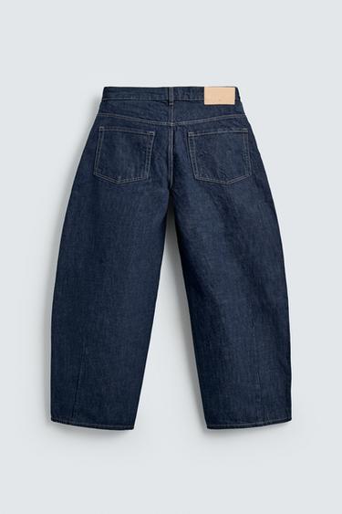 JEAN COUPE BALLON - Indigo de Zara - Image 8