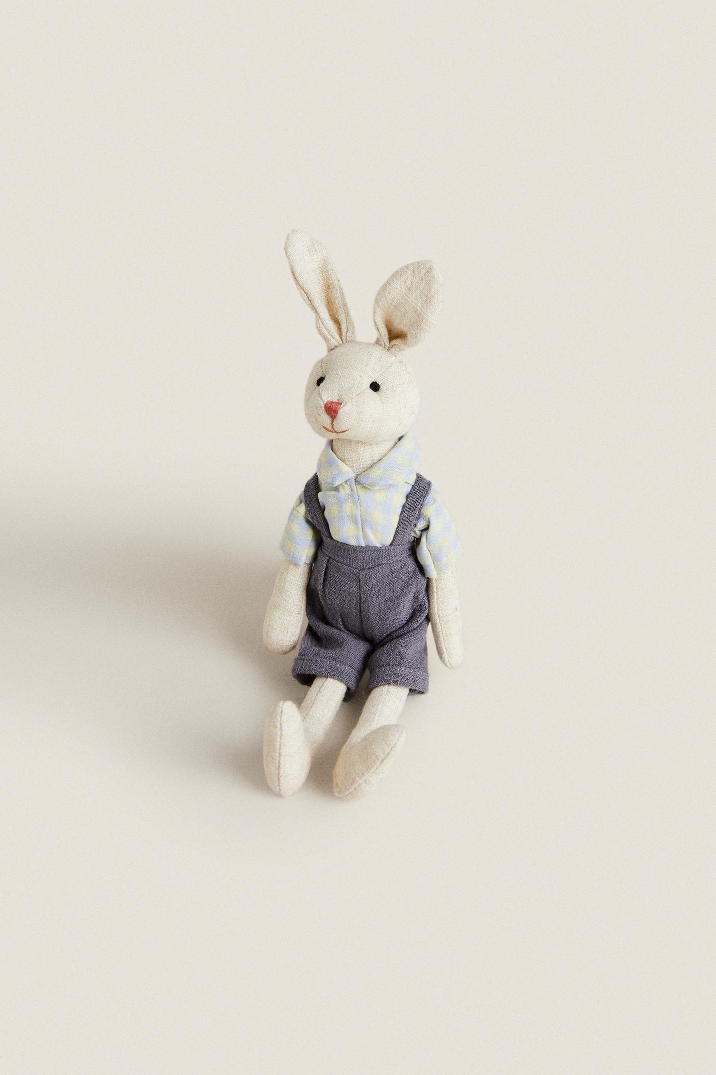 Детская мягкая игрушка Zara KIDS’ Bunny Plush Toy, цвет: Разноцветный — фото 3