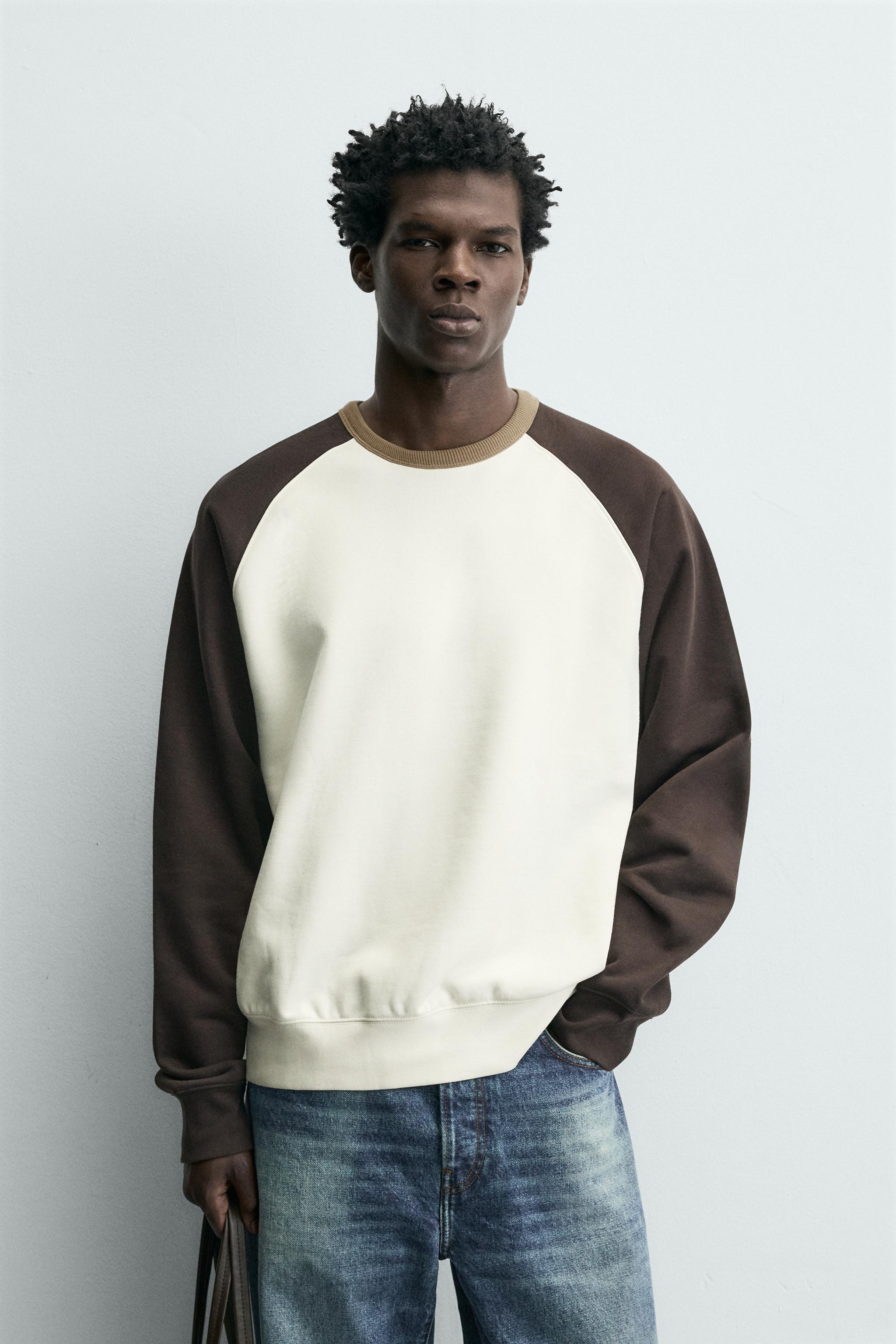 SWEAT COL ROND COLOR BLOCK