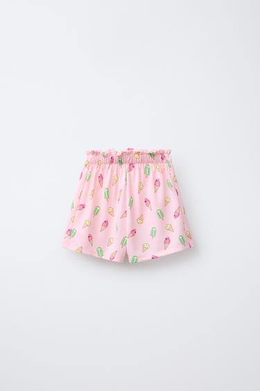 2-6 YEARS/ ICE CREAM T-SHIRT AND BERMUDA PYJAMAS - Pink by Zara - Image 3