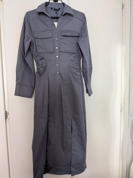 grey shirt dress zara SECOND HAND Zara clothes