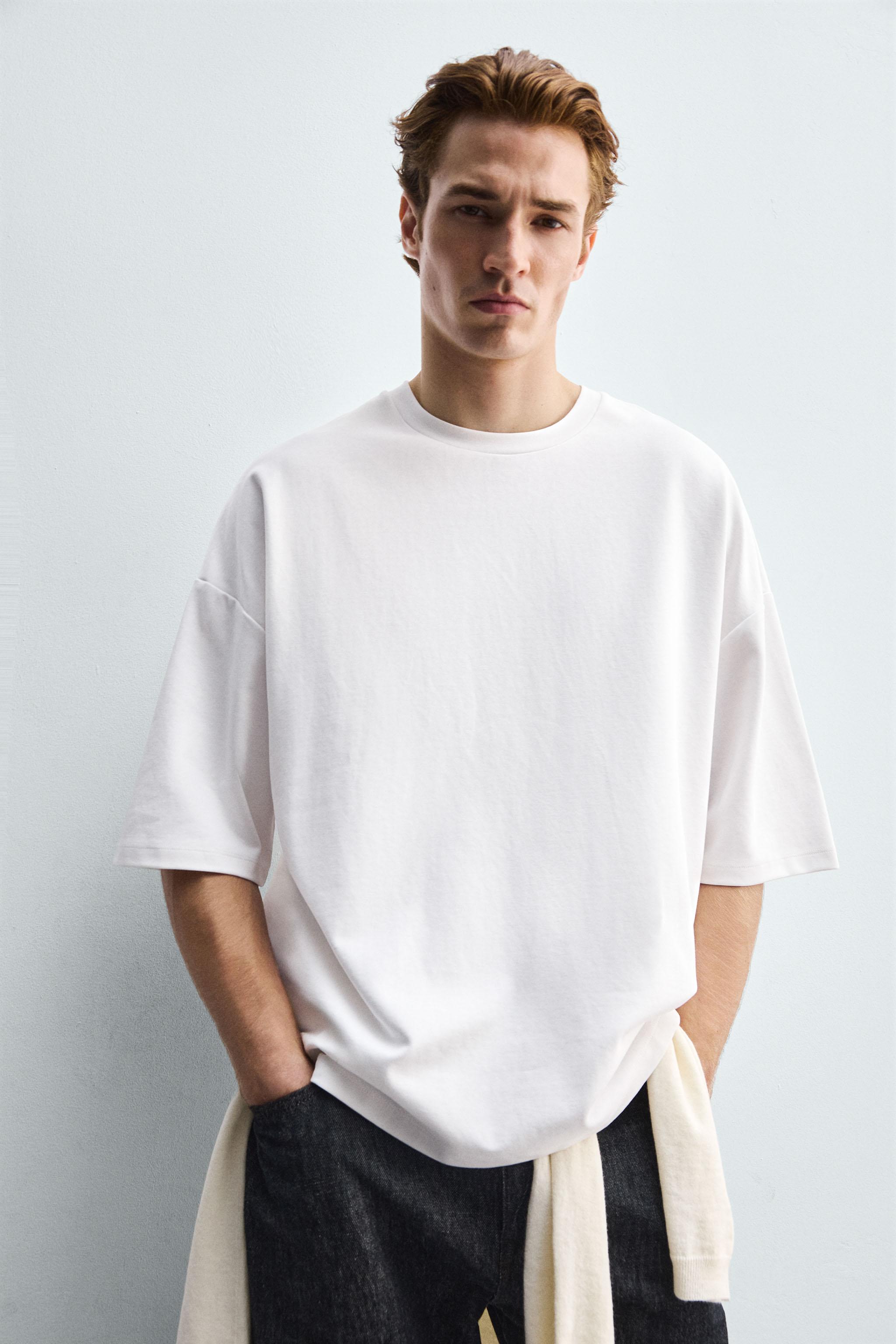 NEOPRENE EFFECT BOXY FIT T-SHIRT