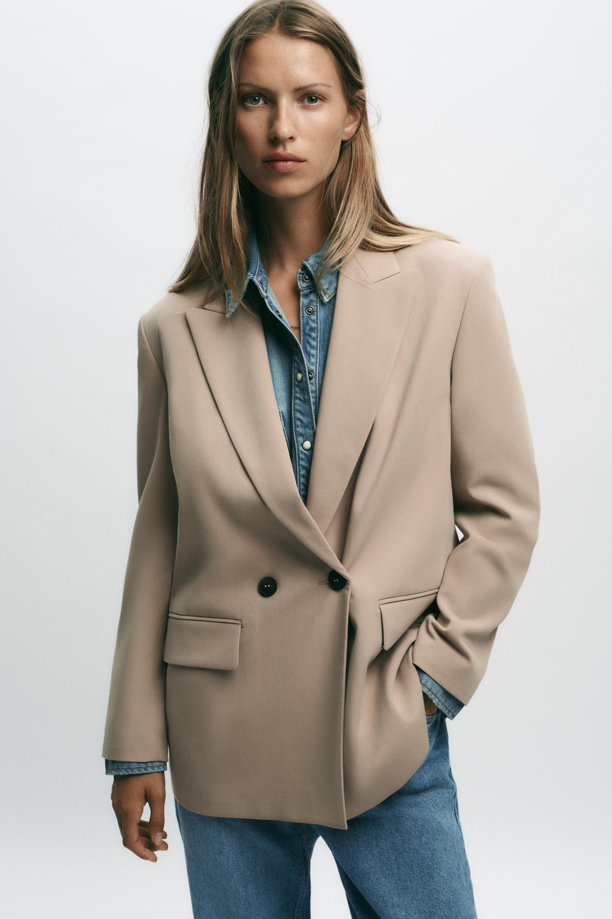 ZARA オーバーサイズジャケット　Mサイズ　新品未使用 新品未使用zaraザラ オーバーサイズブレザー テーラード