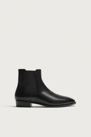POINTED CHELSEA BOOTS - Black by Zara