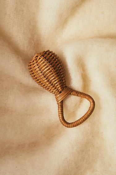 CHILDREN’S RATTAN RATTLE - Light beige by Zara - Image 7