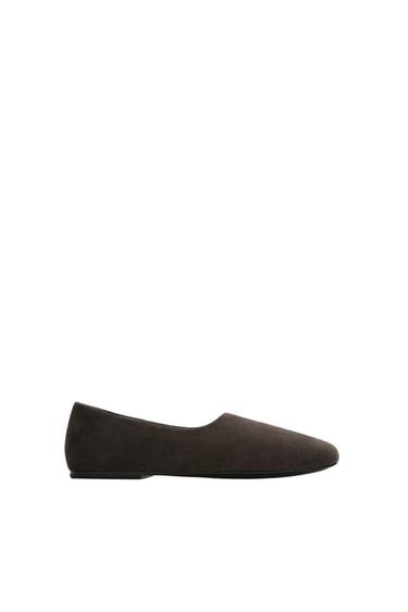 Zara LEATHER LOAFERS LIMITED EDITION - Chocolate