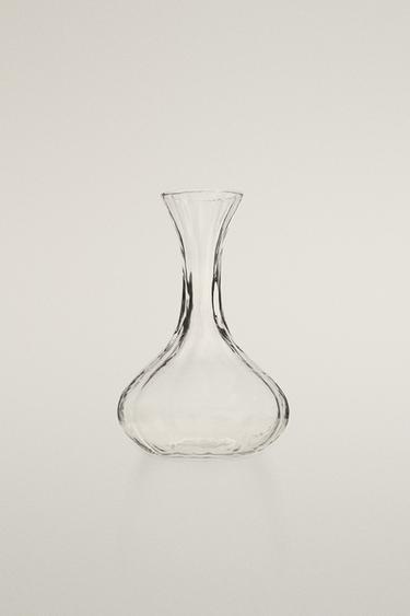 SKLENĚNÝ DEKANTÉR S RELIÉFNÍM VZOREM - Průhledná od Zara - Obrázek 0