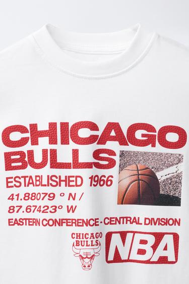 T-SHIRT IMPRIMÉ NBA - CHICAGO BULLS - Blanc de Zara - Image 2