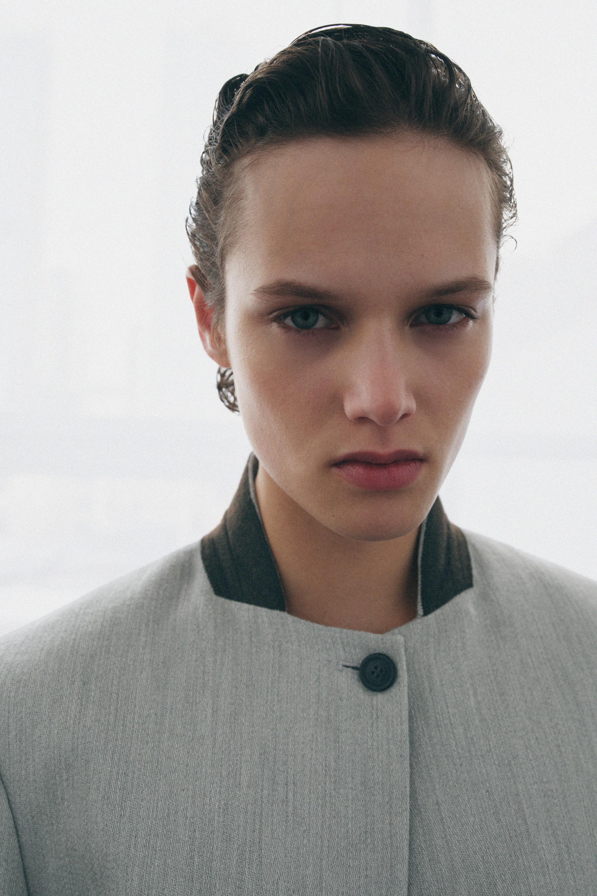 コントラストカラーブレザー ZW COLLECTION - グレー | ZARA Japan / 日本