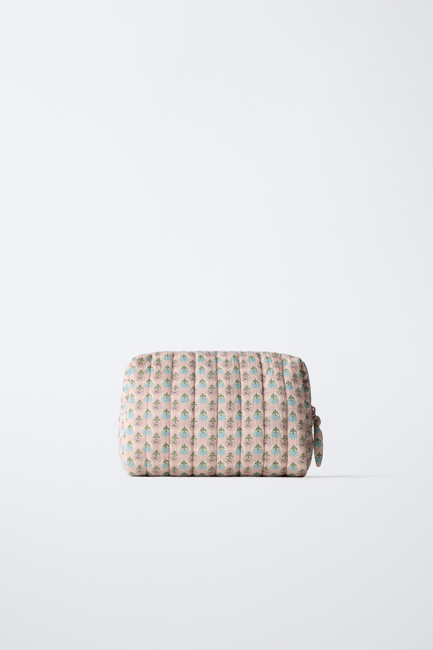 Детская сумка Zara Floral Maternity Pouch, цвет: Розовый — фото 5