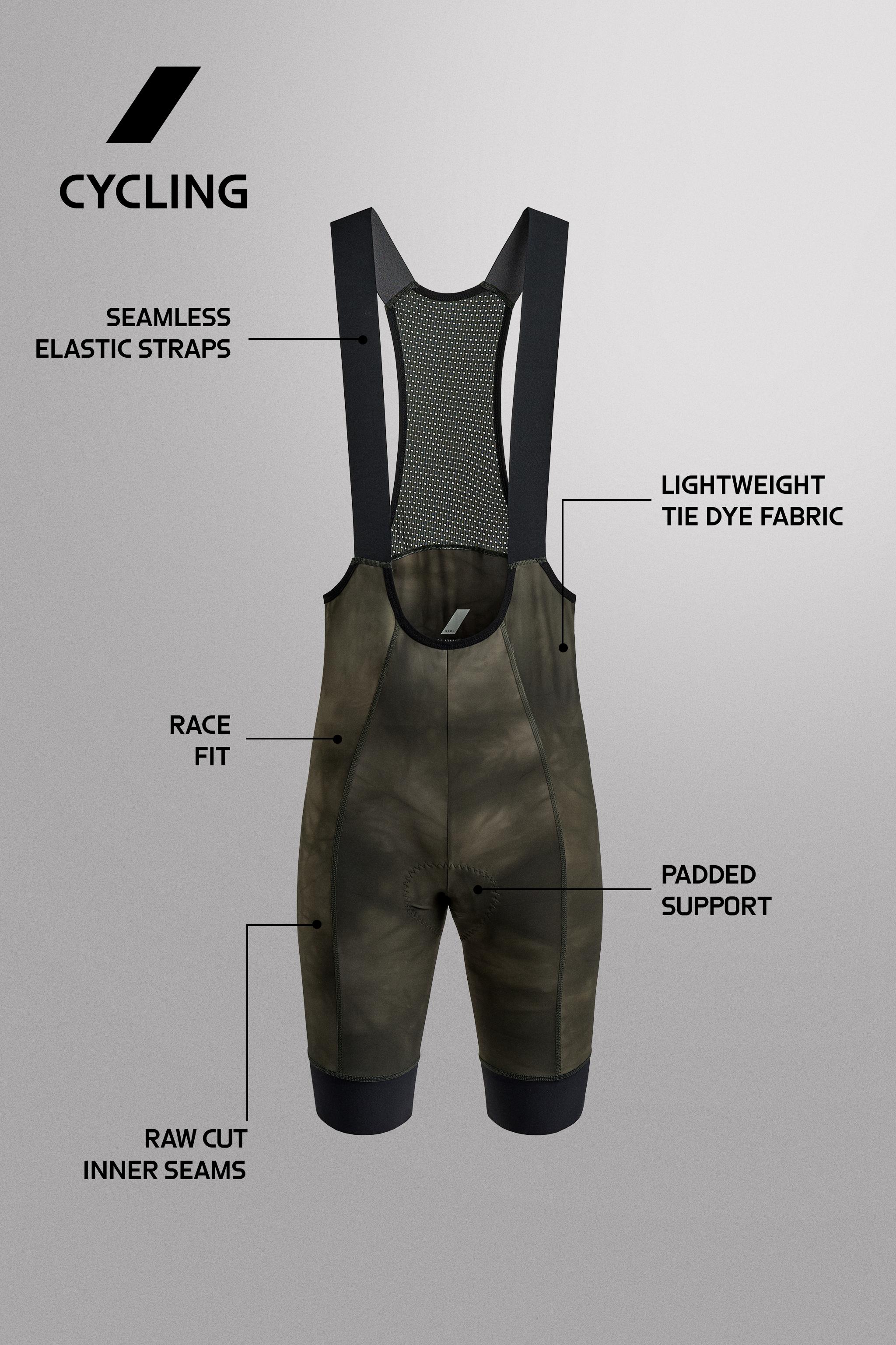 Мужские шорты Zara GRAVEL SHORT BIB SHORTS — фото 7