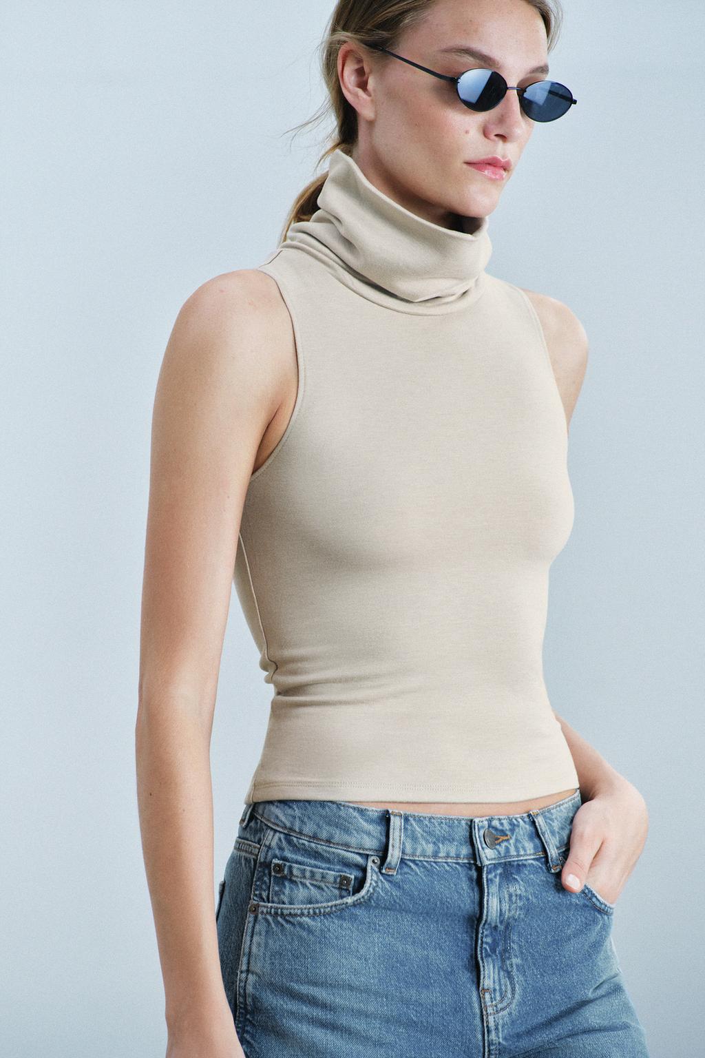 HIGH NECK TOP