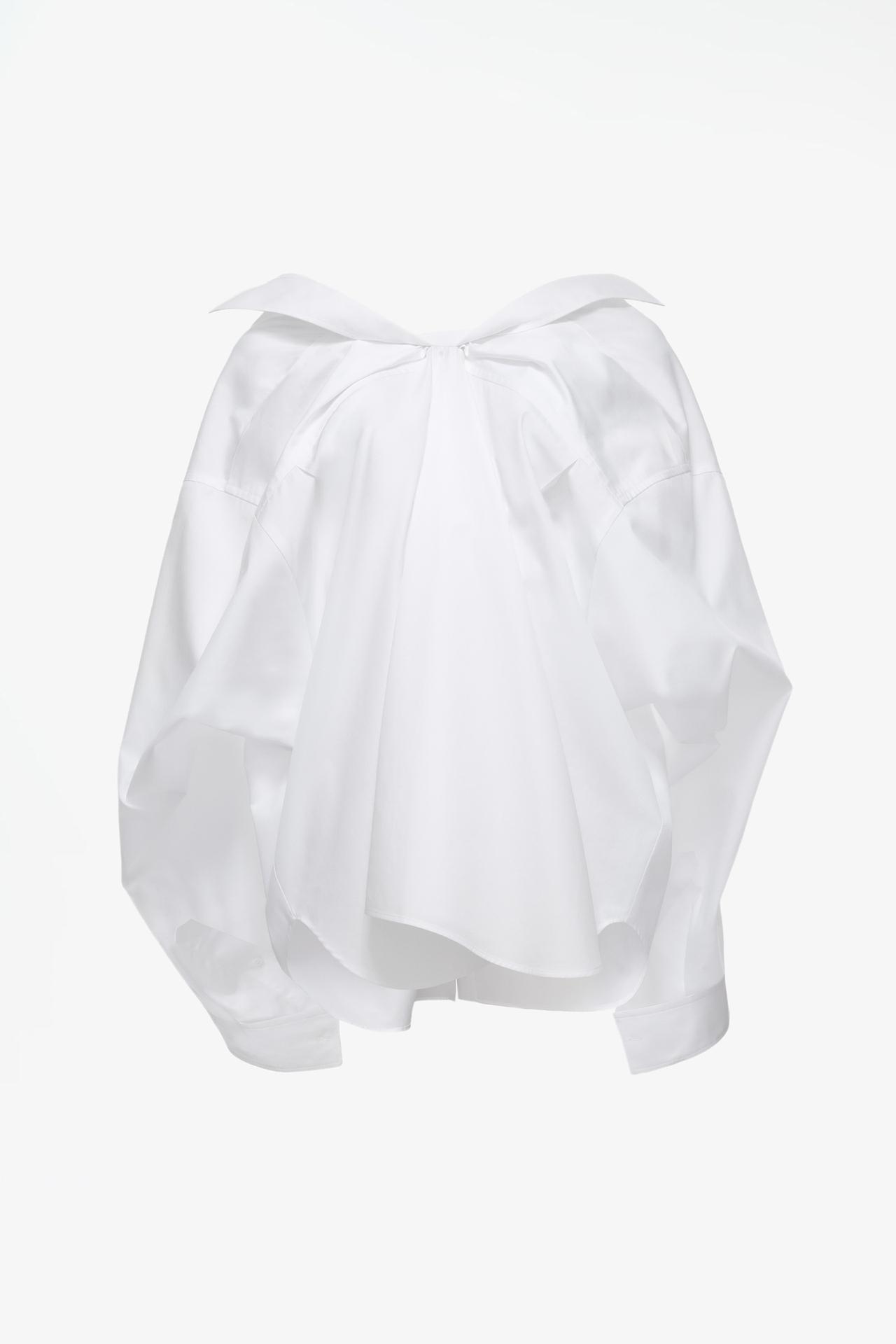 LIMITED EDITION INVERTED POPLIN SHIRT — White