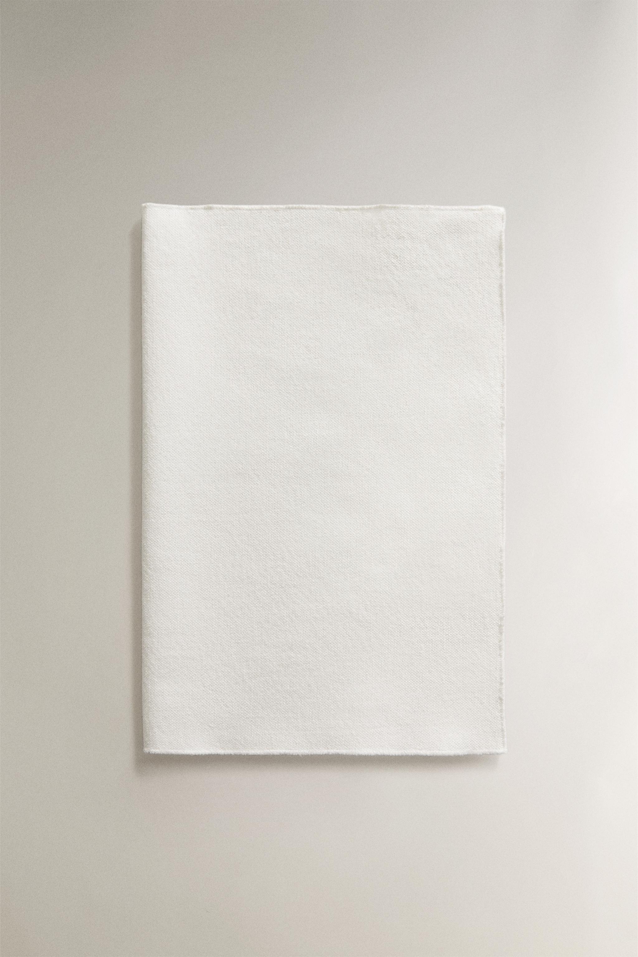HEAVY COTTON PLACEMAT — White