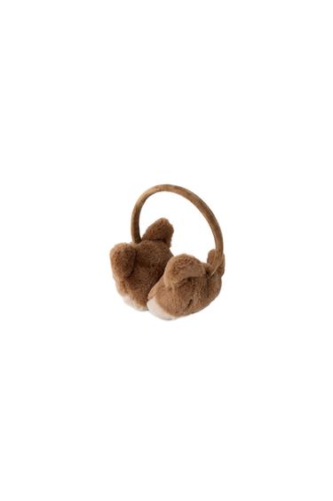 FAUX FUR BEAVER EARMUFFS - Brown by Zara - Image 0