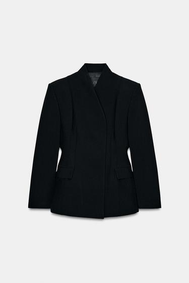 Zara TAILORED BLAZER ZW COLLECTION - Black
