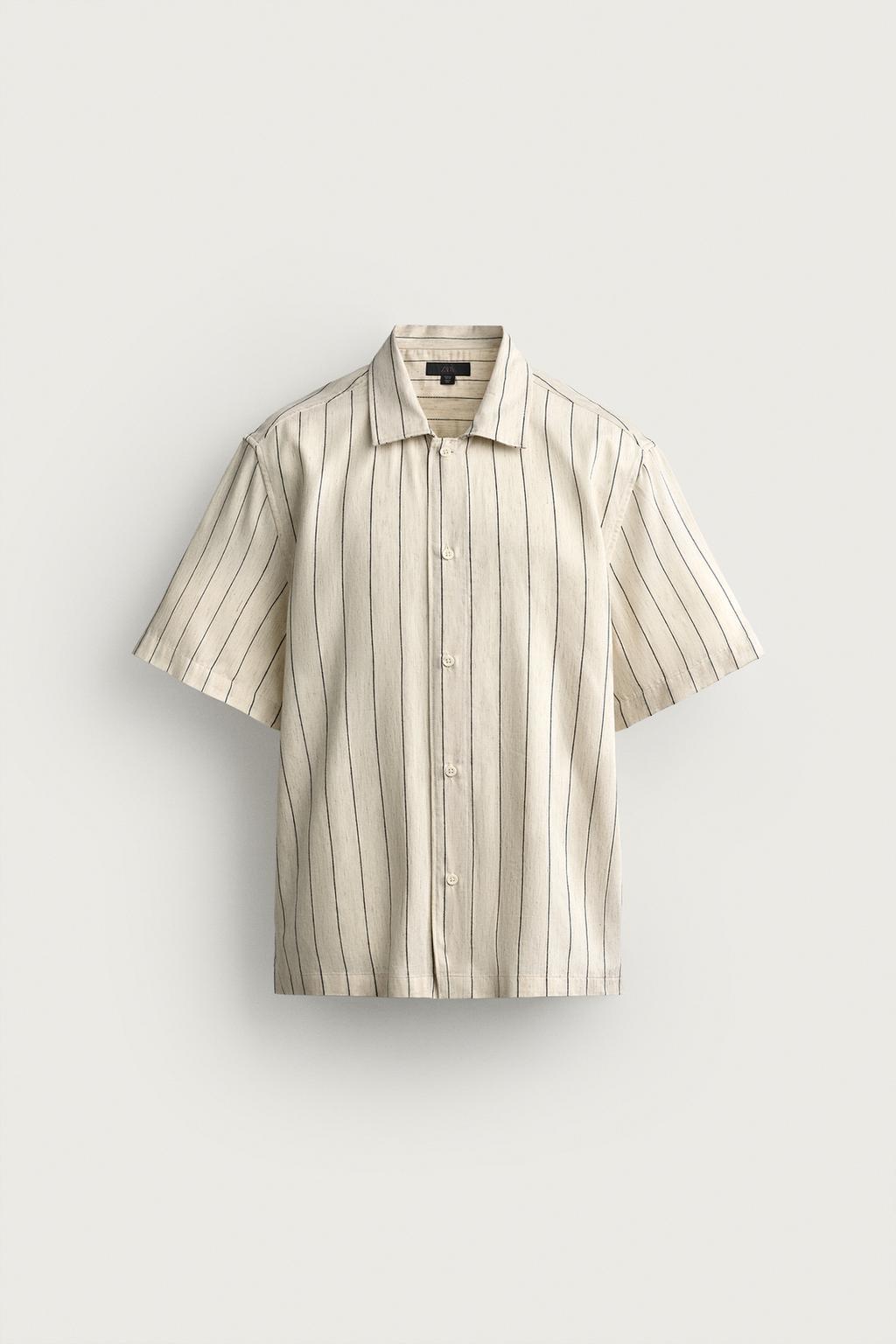 STRIPED FLOWING SHIRT