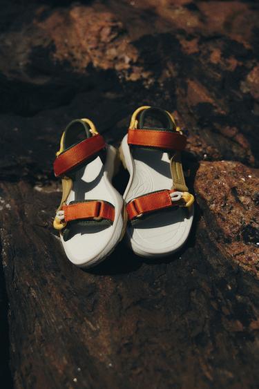 Zara SPORT SANDALS - Multi-color