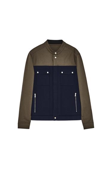 CONTRAST TWO-TONE JACKET