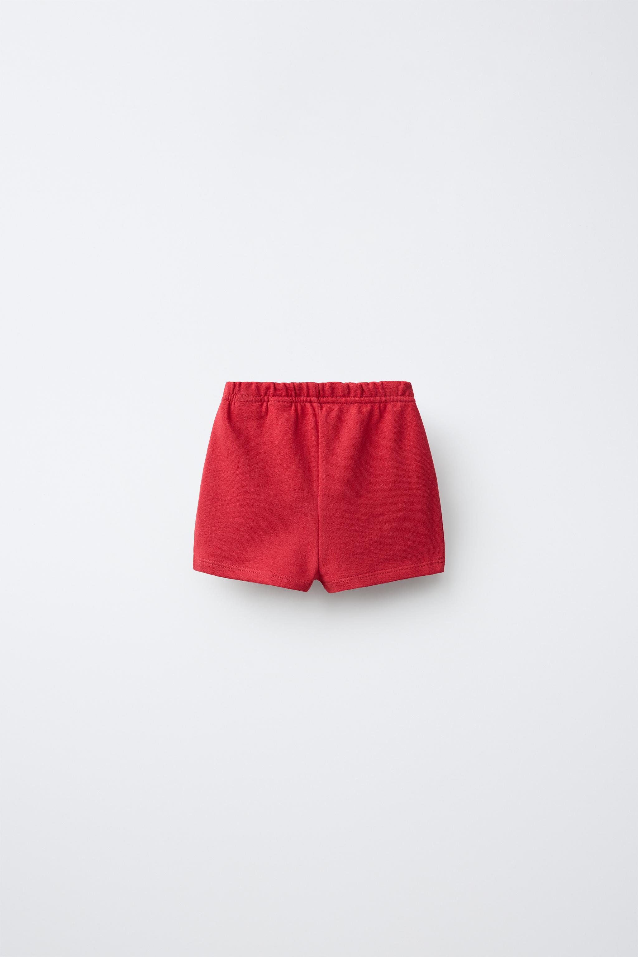 SIDE STRIPE SHORTS — Red