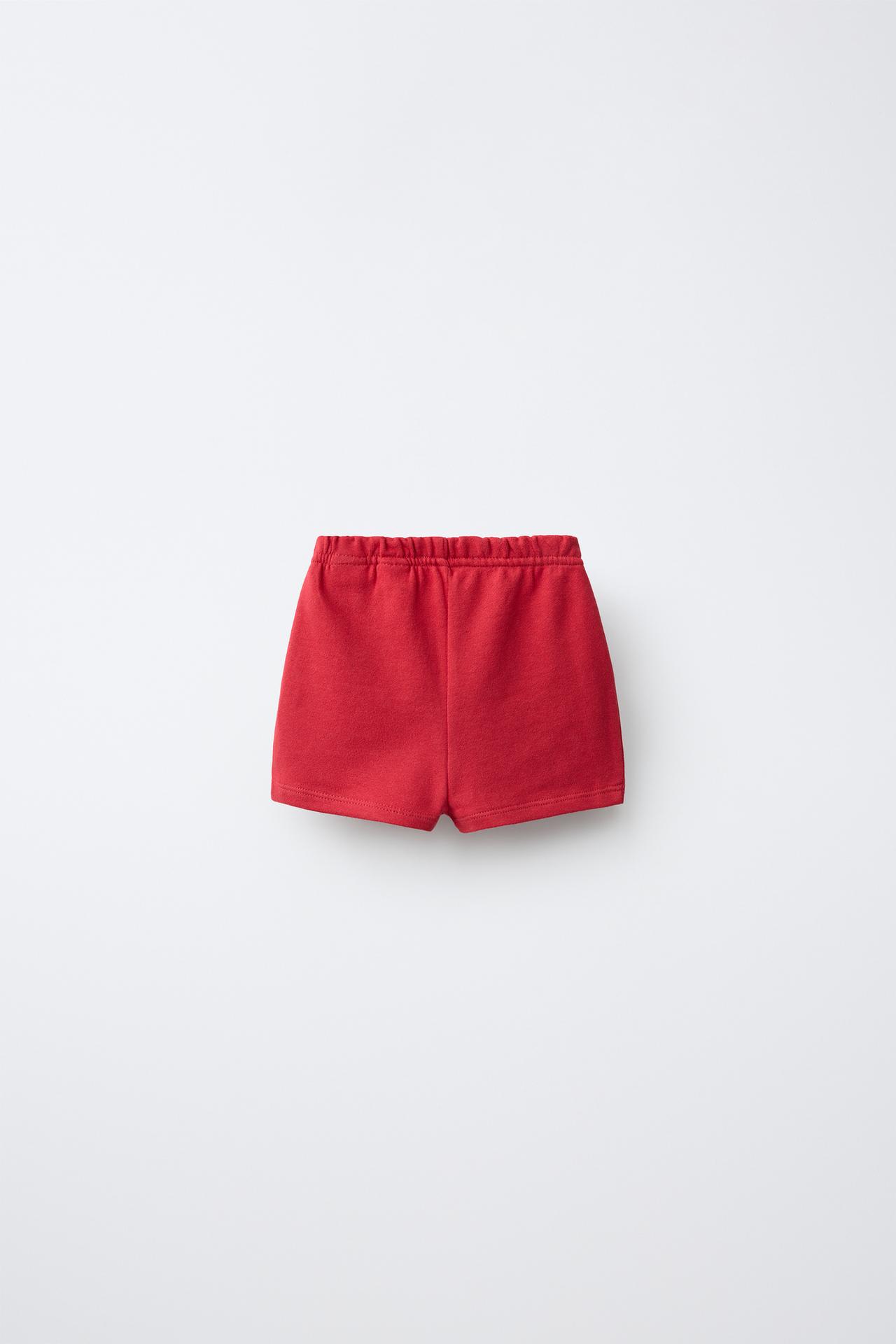 SIDE STRIPE SHORTS — Red