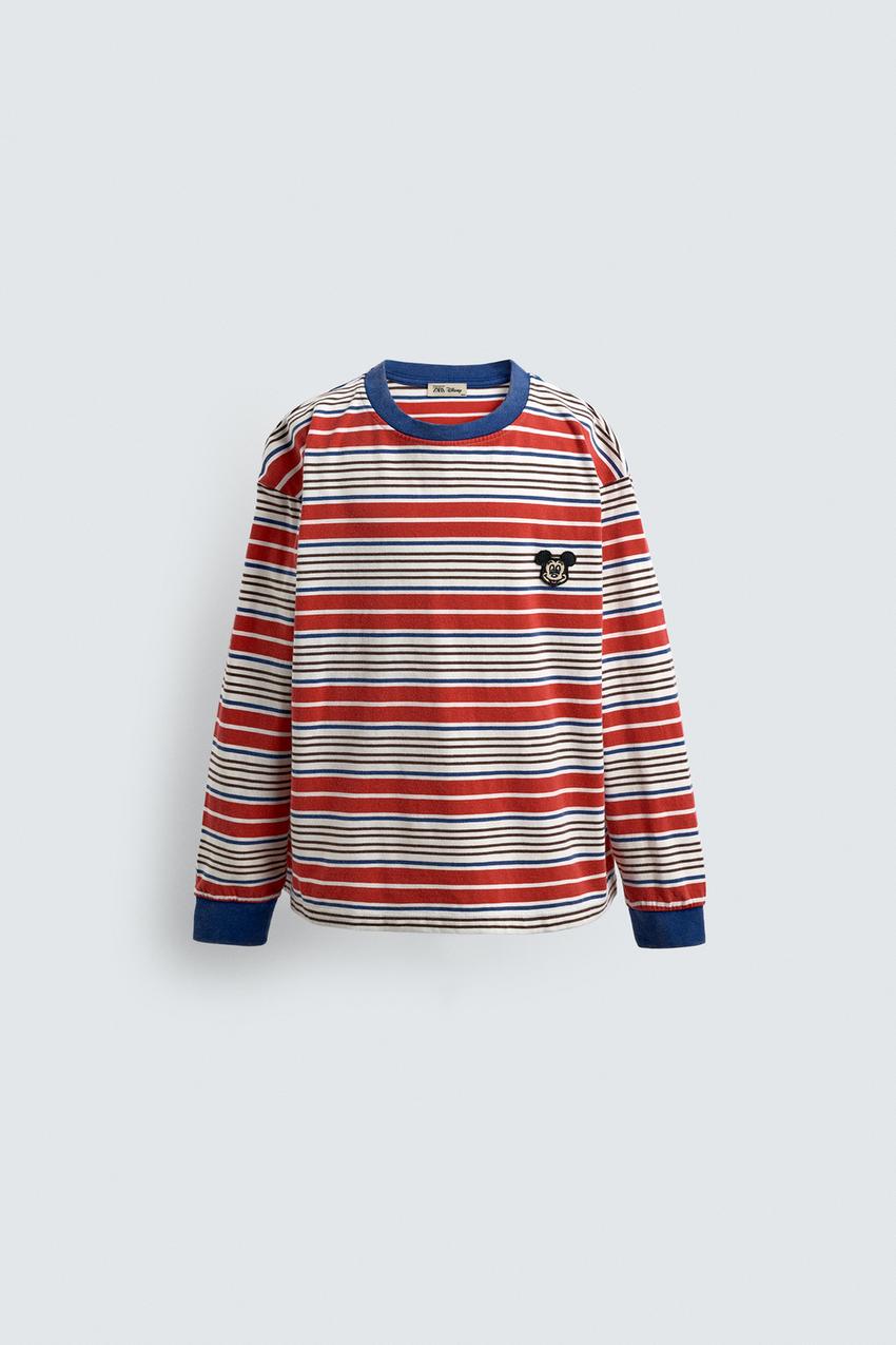 AGES 2-6 / STRIPED T-SHIRT WITH HARRY LAMBERT FOR ZARA X DISNEY PATCH