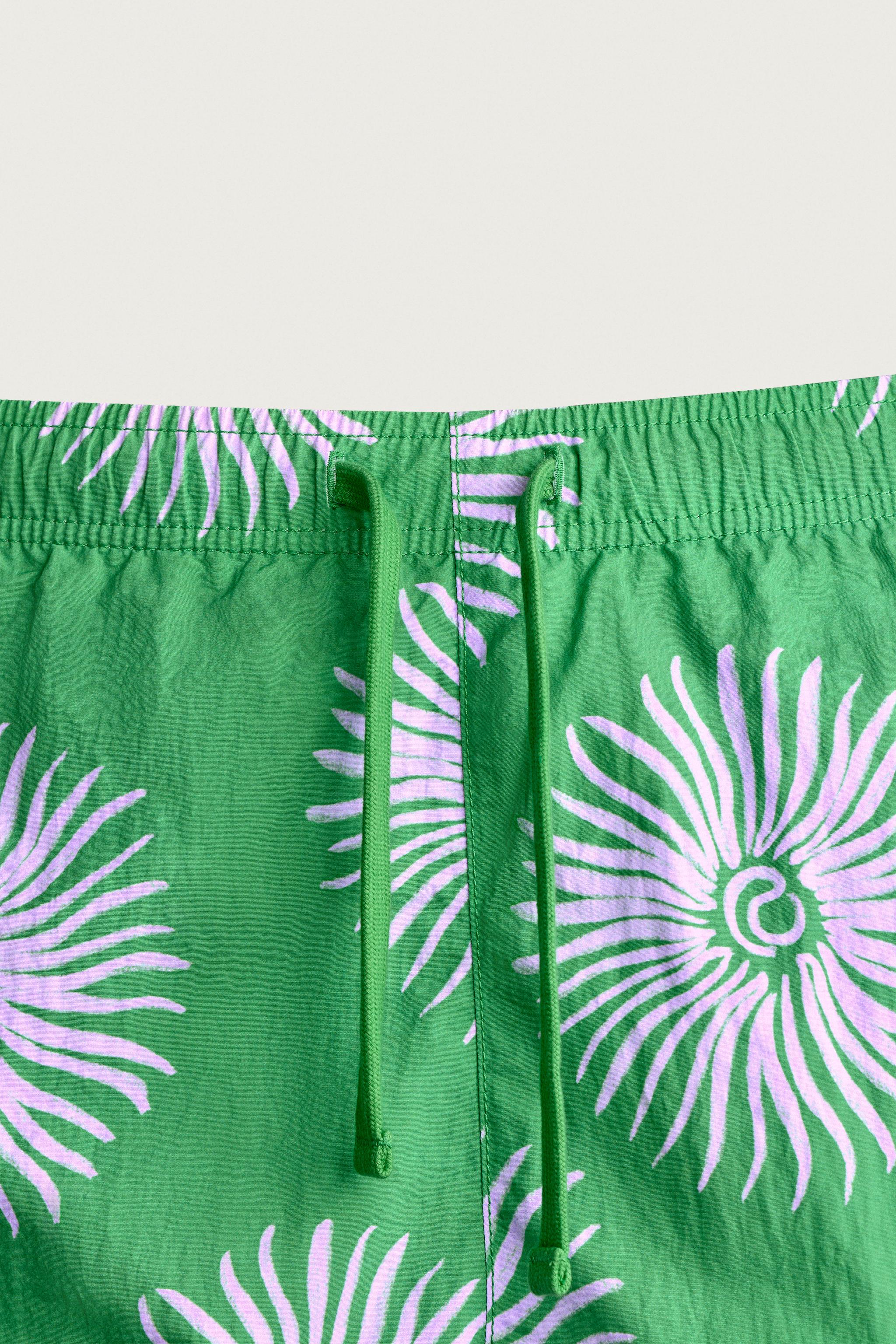 LONG JELLYFISH PRINT SWIMSUIT