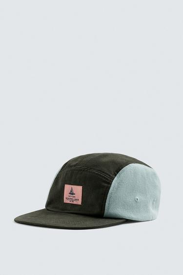 GORRA COLOR BLOCK PARCHE - Khaki de Zara